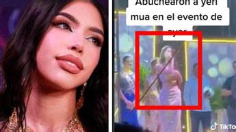 yeri mua encuerada|Yeri Mua es ABUCHEADA en certamen de belleza; así reaccionó .